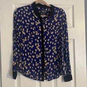 Maeve Penguin Button Down Top